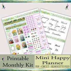 Collection image for: Mini Happy Planner Monthly Sticker Kits